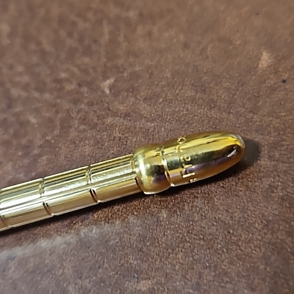 Louis Vuitton Stylo Mini Agenda Gold Ballpoint Pen Authentic Used from Japan - Picture 4 of 5